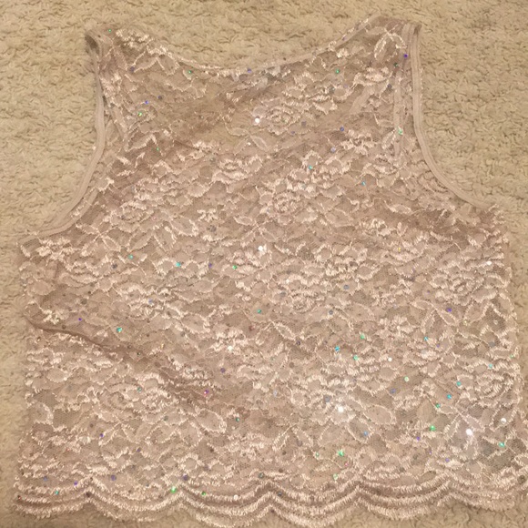 Delia’s Sparkly Gold Tank - Picture 2 of 2